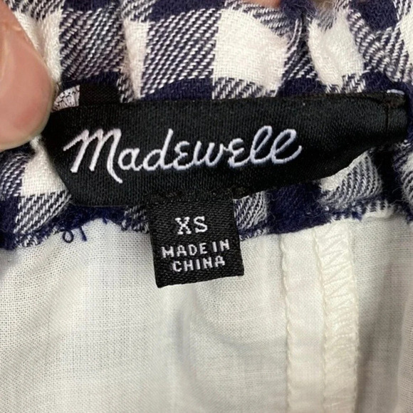 NEW, Madewell, Gingham Tier Mini Skirt - Picture 5 of 5
